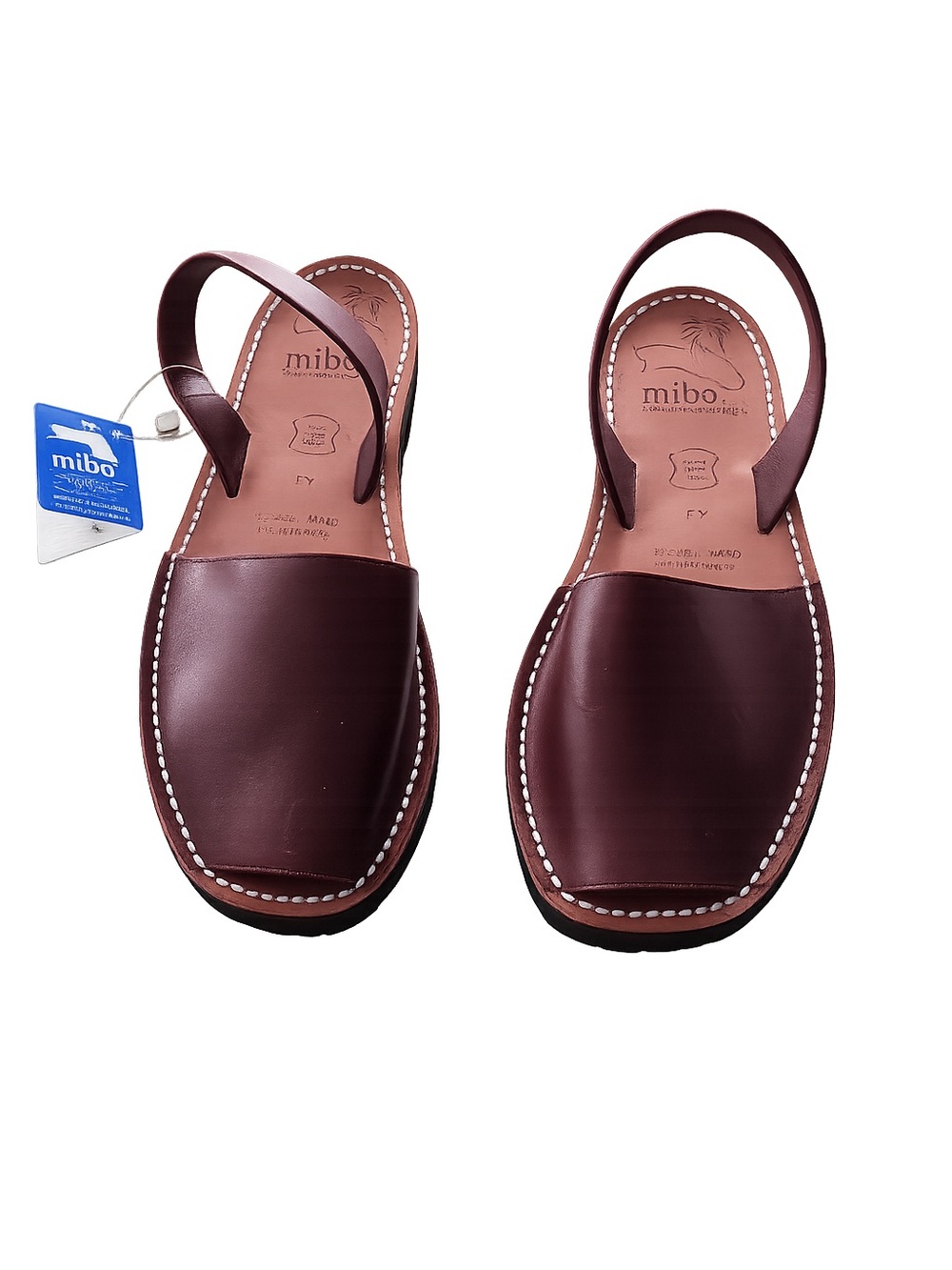 NWT Mibo Cosits Avarca de Menorca Leather Sandals EU 43 Handmade Spain